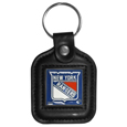 New York Rangers® Square Leatherette Key Chain